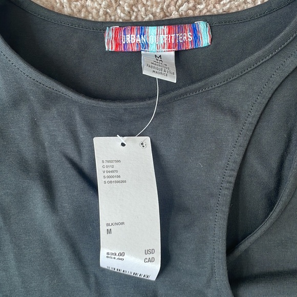 Urban Outfitters Black Cutout Long Sleeve Top - Picture 3 of 4